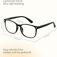 Vista 9 de CCVOO Reading Glasses for Women/Men, Eyeglasses, Blue Light Readers for Women/Men, Computer Eye Glasses, Cheaters