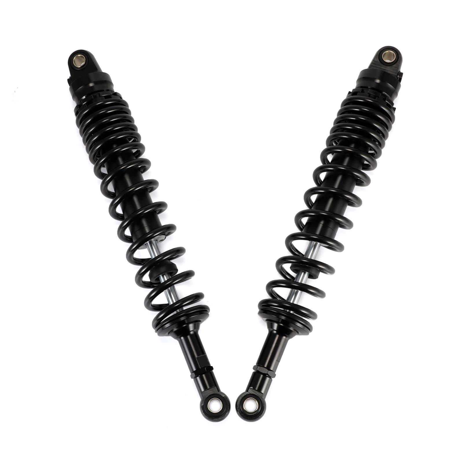 Universale Ammortizzatori Posteriori 8mm Molla Sospensione per XT500 RM370 SP500 GT550 CB700 CB400 XL185 XL125 ZRX1100 300cc Motorrad Geländefahrzeug ATV 380MM Nero