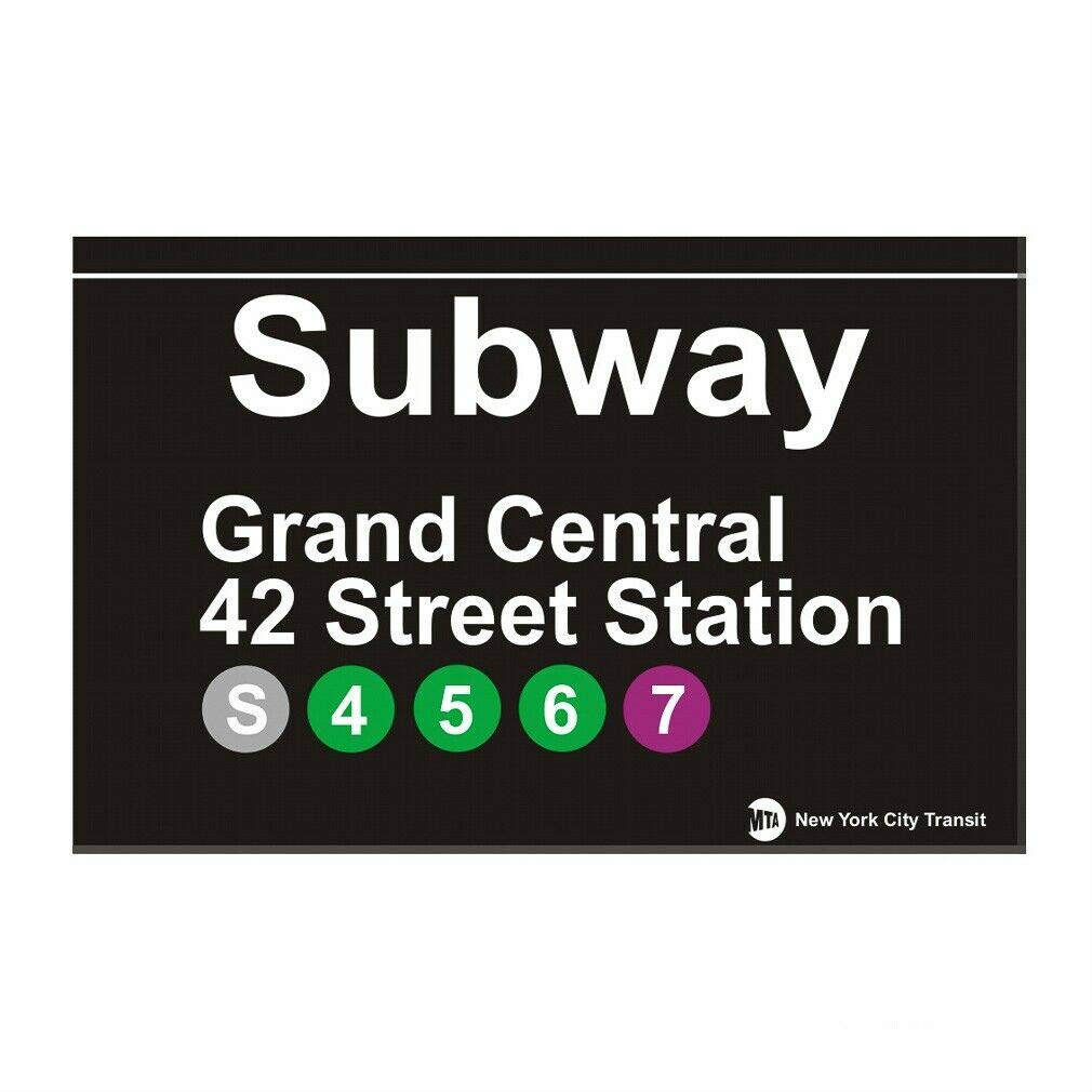 Epochsign #P1272 Grand Central Station Subway New York City Metal Subway Sign 8X12 Inch