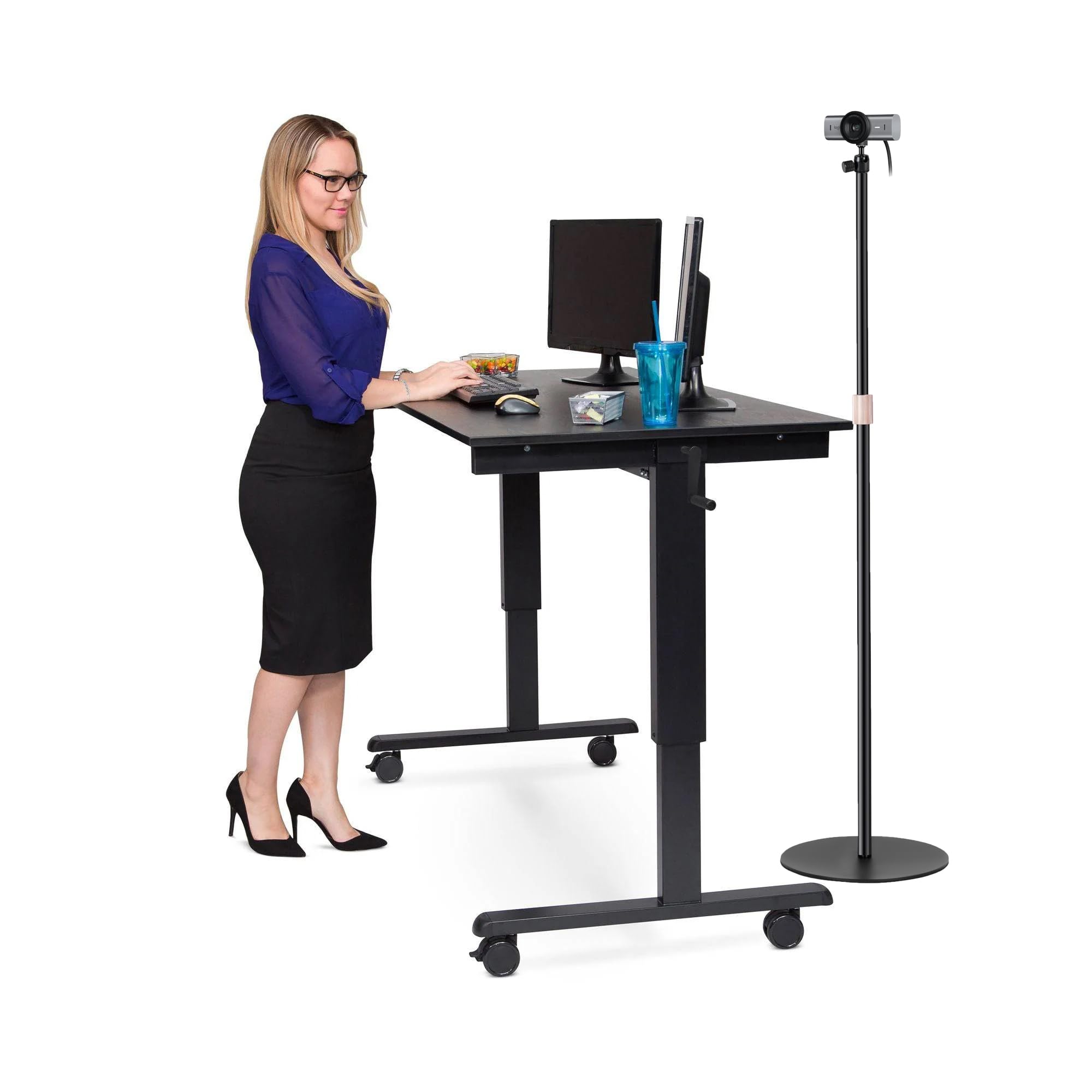 Supporto da terra per webcam da 160 cm, compatibile con OBSBOT Tiny 2/Tiny SE/Meet-2-4K/Meet SE/Meet Webcam