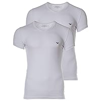 Emporio Armani 2-Pack T- Shirt V Neck Essential Core Logoband