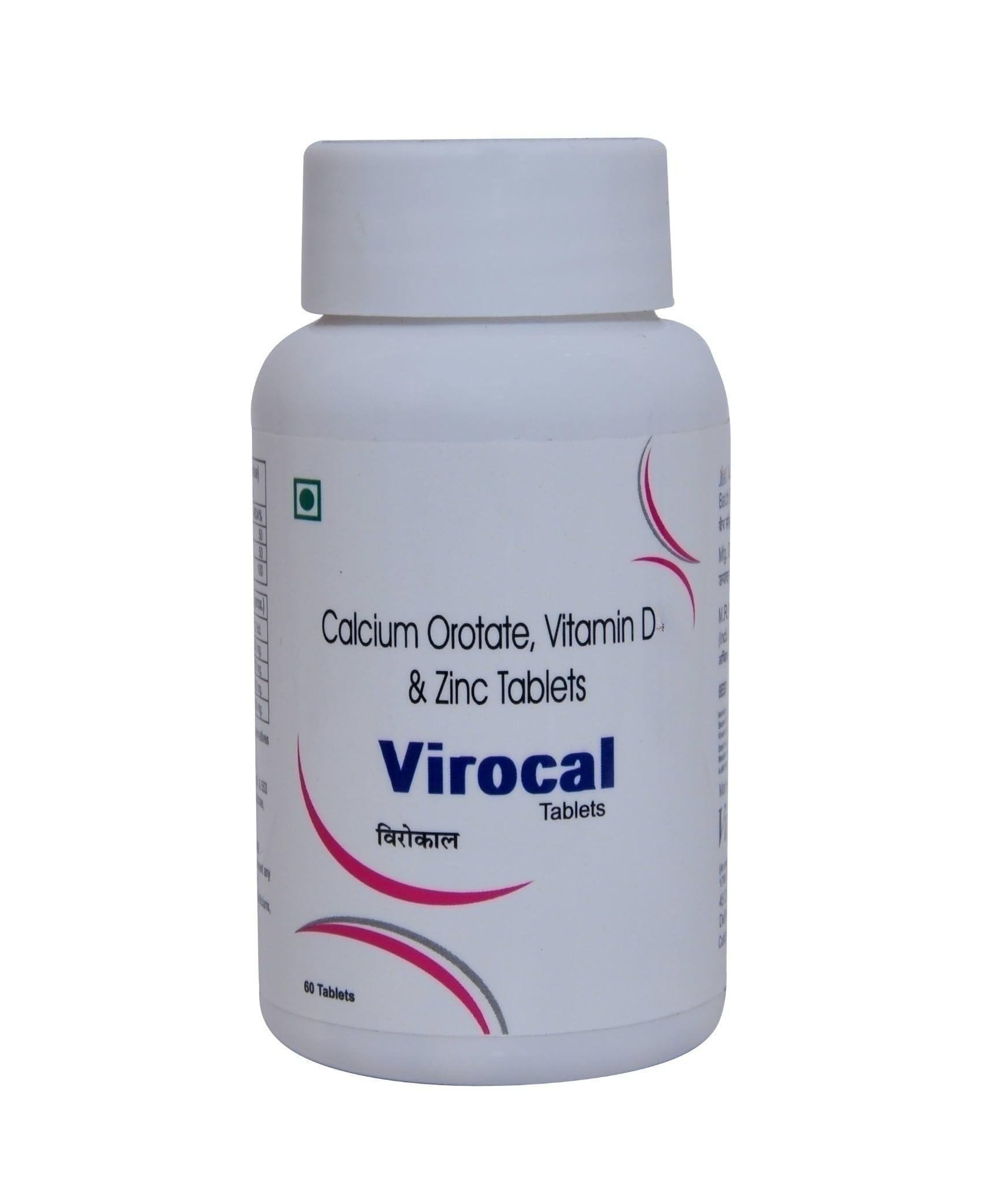 Virocal - Calcium Orotate 500mg with Vitamin D & Zinc | Joint & Bones Supplement 60 Tablets (B0CJXRHD6G) Amazon Price History, Amazon Price Tracker