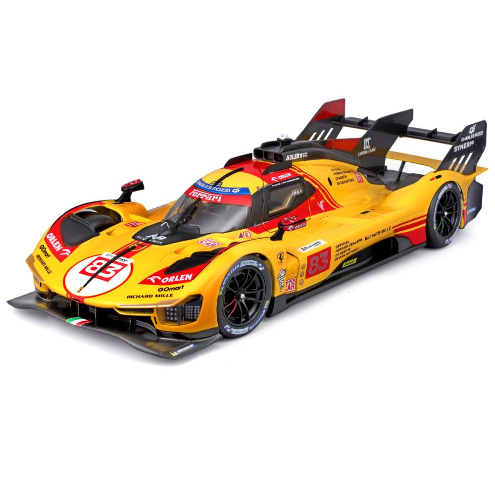 Amazon.com: Xiangtat 1/24 Model Car for Ferrari 499P 83# Yifei Ye
