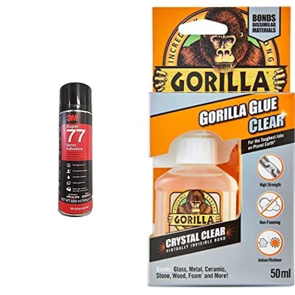 3M 7000116782 Super 77 MultiPurpose Spray Adhesive Quickdrying