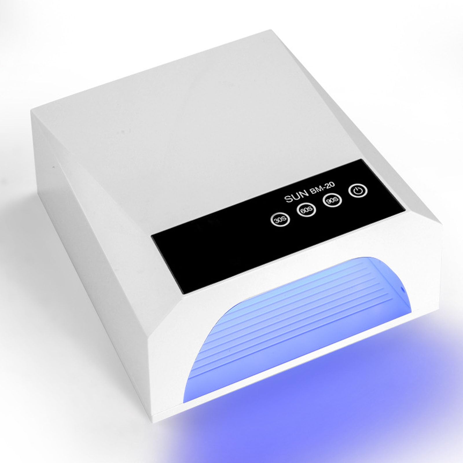 Lampada UV senza fili ad alta potenza per unghie con batteria ricaricabile e poggiapolsi inclinato per una rapida polimerizzazione del gel, lampada professionale senza fili per unghie