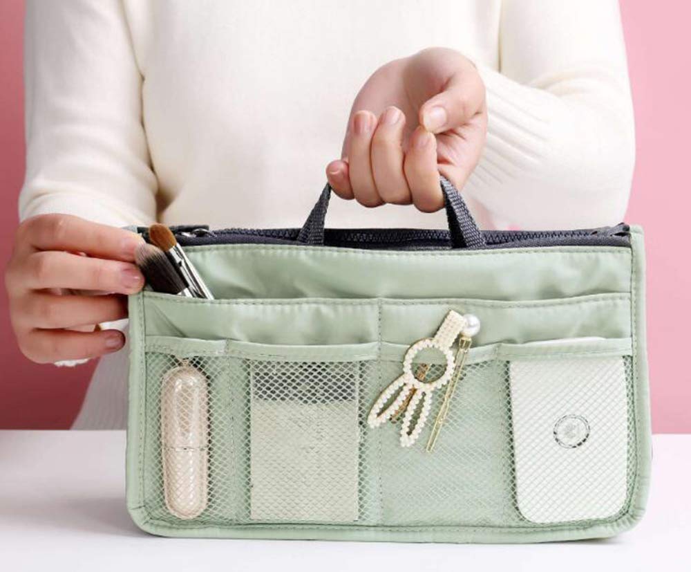 NOVAGO Organiser/Organisateur/Pochette/sac de rangement pour intérieur de grand sac à main ou sac de voyage- Flamant Rose (autres couleurs diposibles)