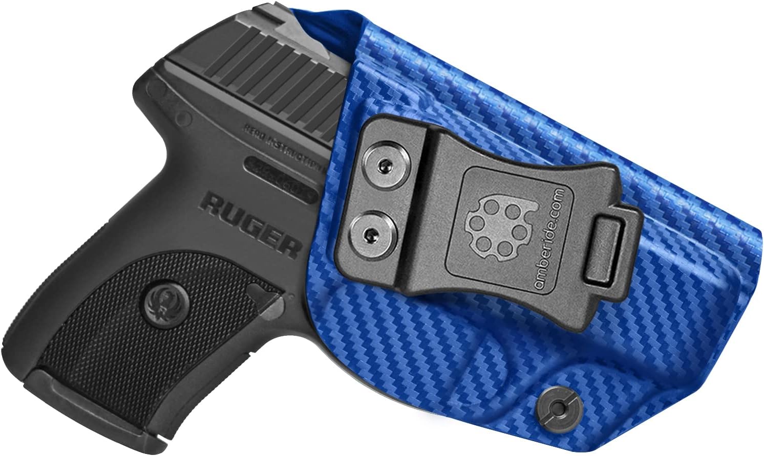 Amberide IWB Kydex Holster for Ruger LC9 / LC9s / LC380 / EC9s, Concealed Carry, No Optic/No Laser, Adjustable Cant, Posi-Click Retention, Made in USA
