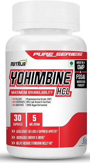 NutriJa Yohimbine 5 MG - 30 Capsules