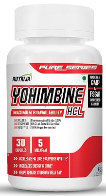 NutriJa Yohimbine 5 MG - 30 Capsules