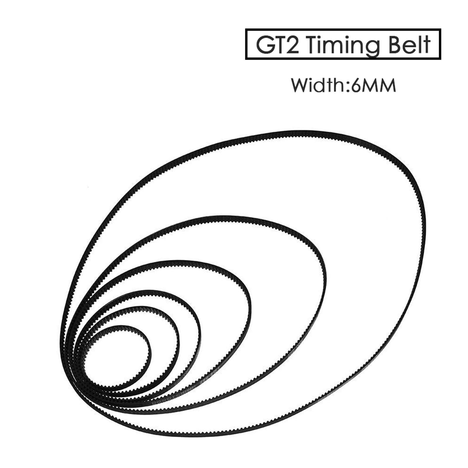 Geeyu ZHaonan-timing riem 3D Printer Gesloten Loop Rubber 2GT Timing