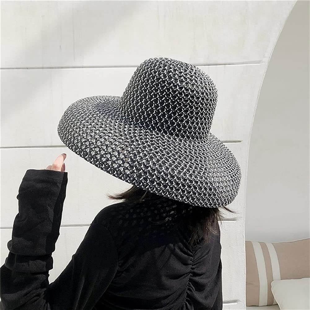 Summer Sun Hats Hand Made Straw Visor Caps Summer Cap Casual Shade Hat Empty Top Hat Beach
