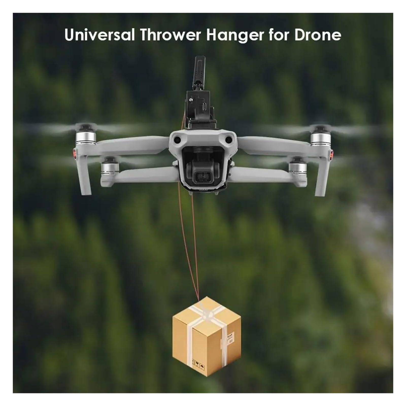 Drone Airdrop System Esca da pesca Consegna Parabolic Drone System Air Drop System per anello nuziale Salvataggio di vita Consegna a distanza