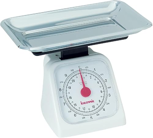 Norpro Bandeja de metal extraíble para báscula de alimentos de 22 libras, talla única, se muestra