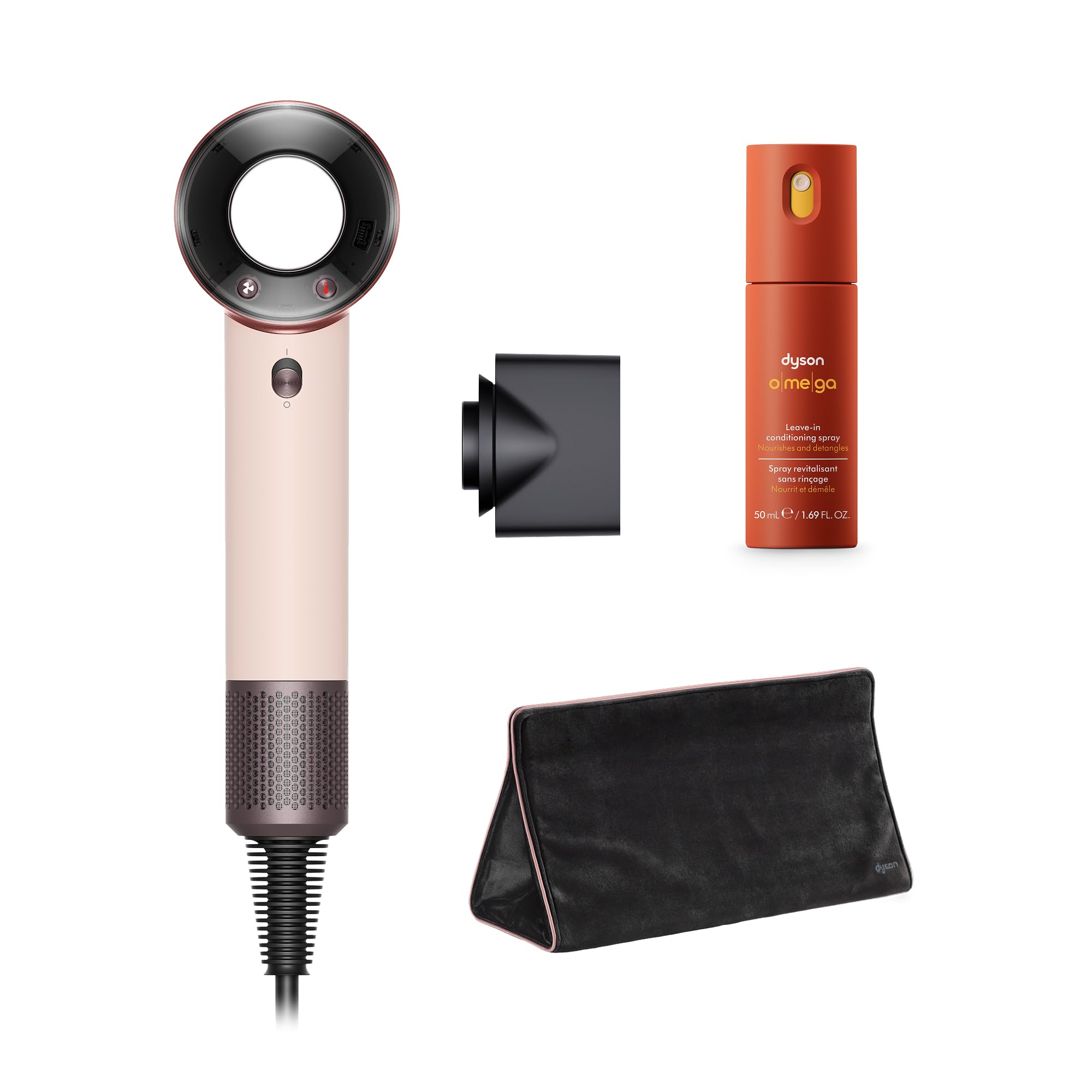 Supersonic Travel Styling Duo (Supersonic Travel™ Hair Dryer + Omega™ Leave-in Conditioni…