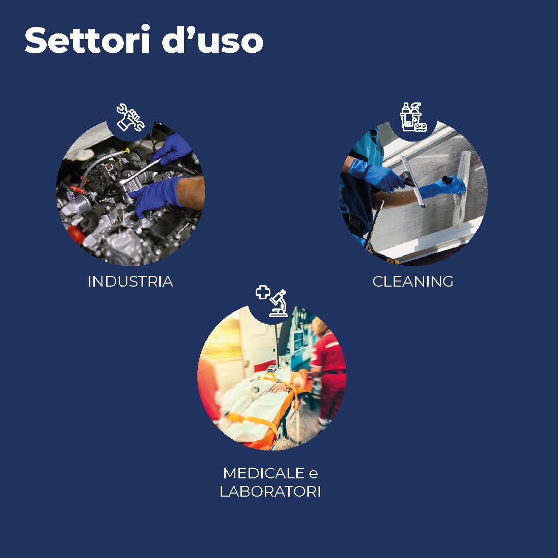 Reflexx R98 Guanti in Lattice ad Alta Resistenza, Senza Polvere, Taglia M, Blu (Confezione da 50 Pezzi)