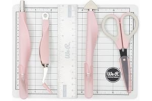 Fun Pink Scrapbook Tools Kit for Artistic Cutting, Ruling and More