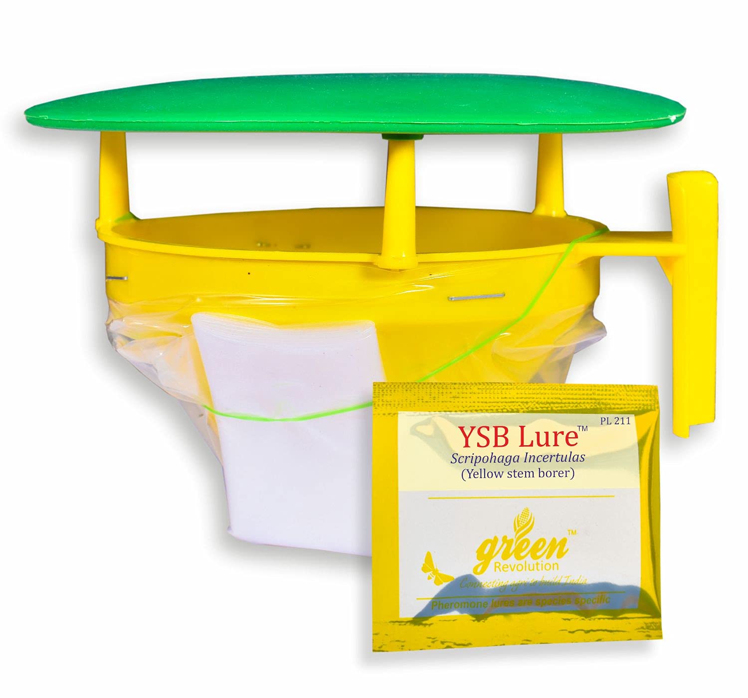 Funnel Trap with YSB Lure Combo Pack (Scirpophaga incertulas pheromone Lure) for Yellow steam Borer pheromone Trap (B07TB5QW9F) Amazon Price History, Amazon Price Tracker