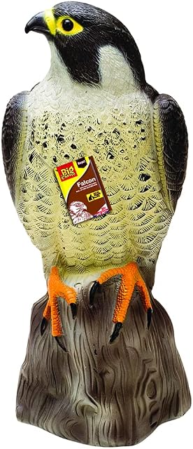 Defenders STV942 Falcon, Decoy Bird Scarer, Life-like Colouring, Beige, One Size
