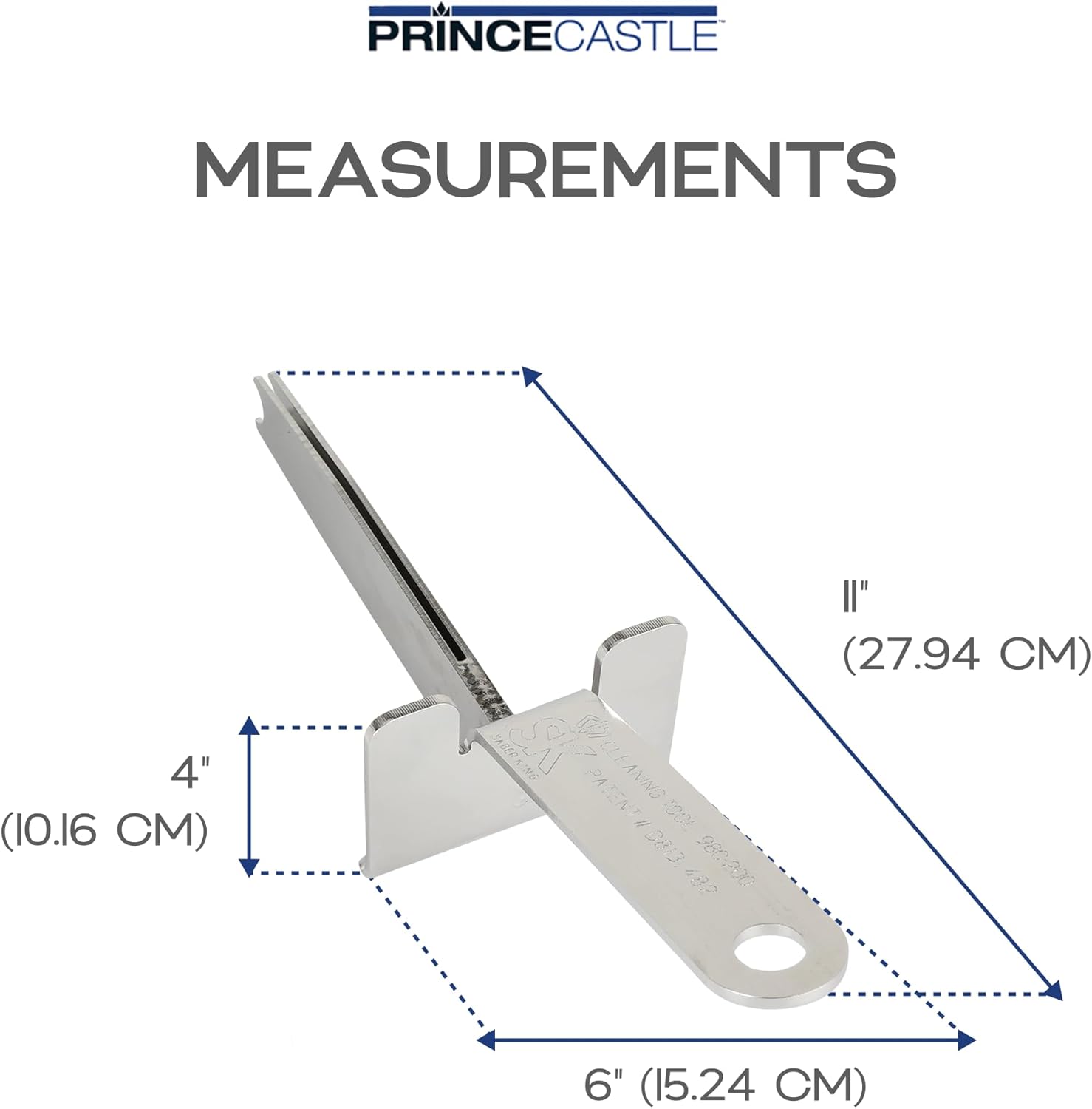 Prince Castle Saber King Cleaning Tool White Brush Kit - Cleaning Kit for Vegetable Chopper Blade and Kitchen Chopper for Dicing Vegetables and More