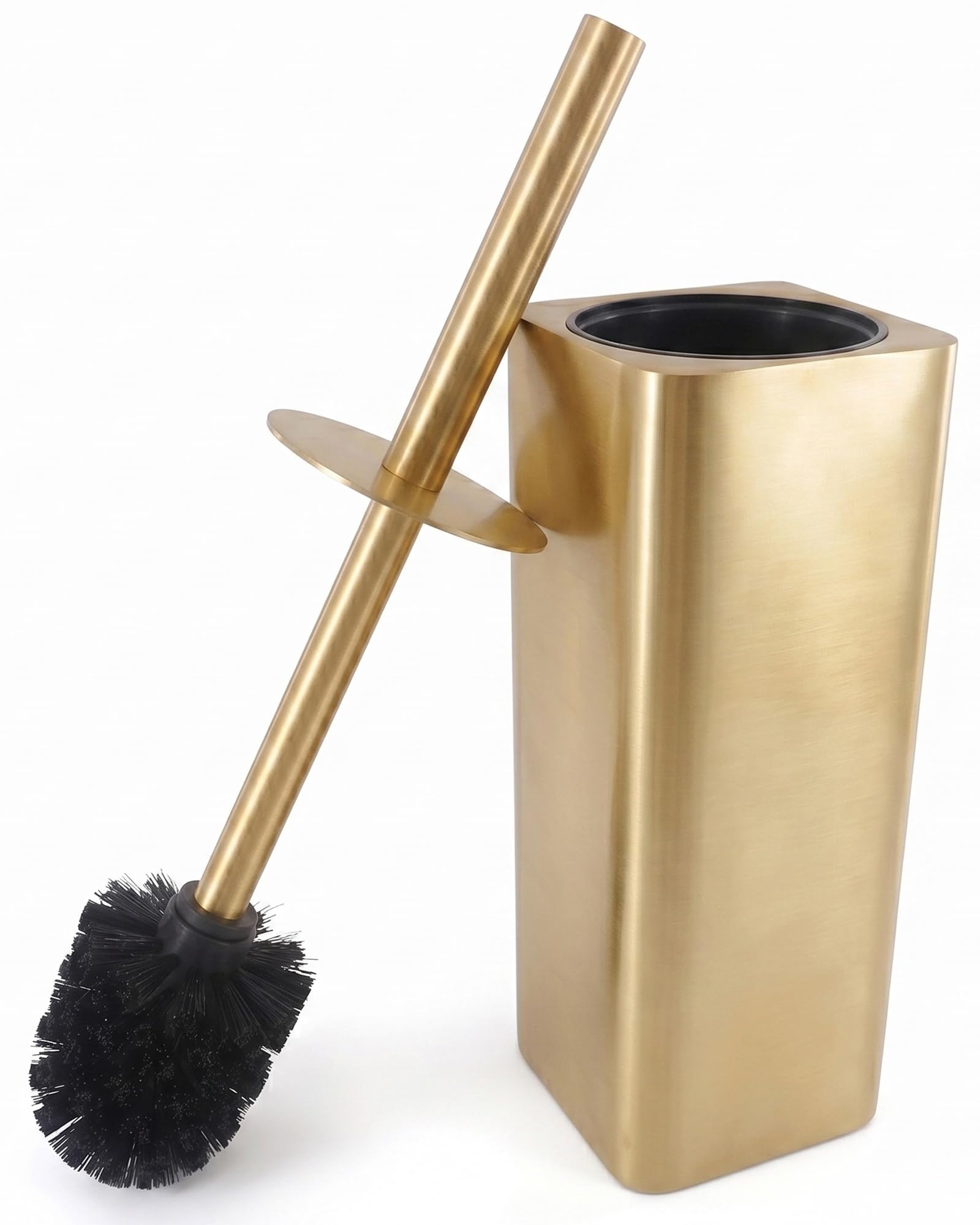 Photo 1 of Novsix Gold Toilet Brush and Holder Set