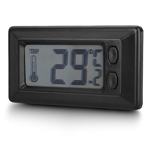 Miniatura 9 de Mini Coche Digital Interior Pantalla LCD Medidor de Temperatura Termómetro Negro