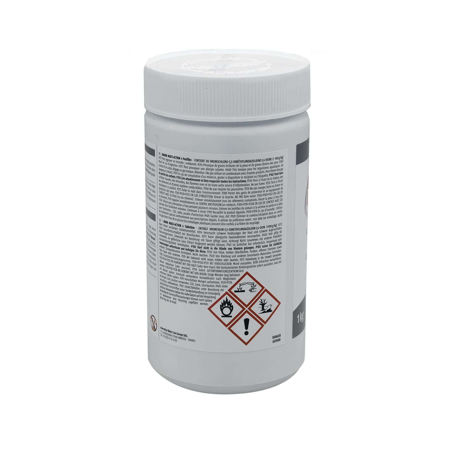 Brome hth SPA Multi-Action 4 - pastilles 20 g. - 1kg + 12 bandelettes