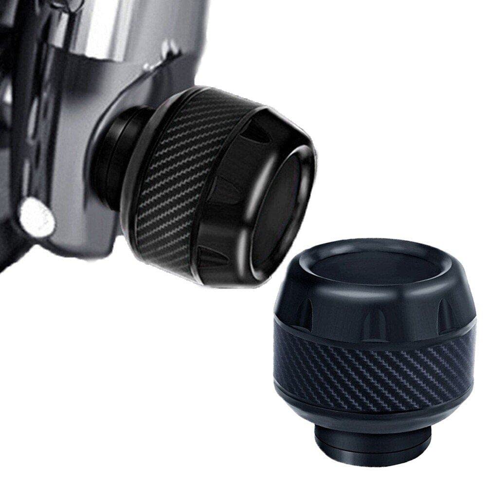 Danlai Black Universal Motorcycle Fork Frame Sliders Aluminum Front Fork Wheel Frame Sliders Falling Crush Protector For Motorbike Scooter