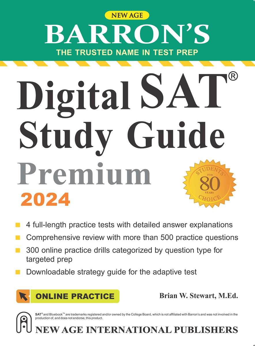 Barron's Digital SAT Study Guide Premium 2024