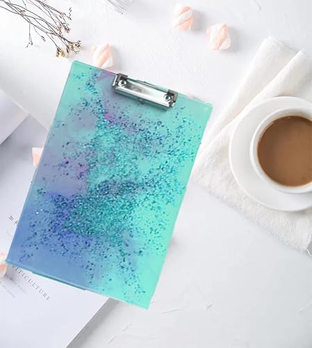 Miniatura 3 de 2 moldes de resina para portapapeles para portafolio, tableros de dibujo, moldes de fundición epoxi con 2 accesorios de metal, carpeta de archivos