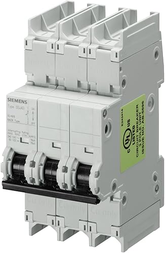 Siemens - Interruptor protección selector 240v 14ka 3 polos d 1a 70mm