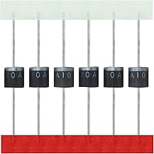 AUKENIEN 20A10 Diodi Raddrizzatore 20A 1000V R-6 Assiale 20 Ampere 1000 Volt Diodo Schottky Raddrizzatori Elettronici al Silicio (Confezione da 20 Pezzi)