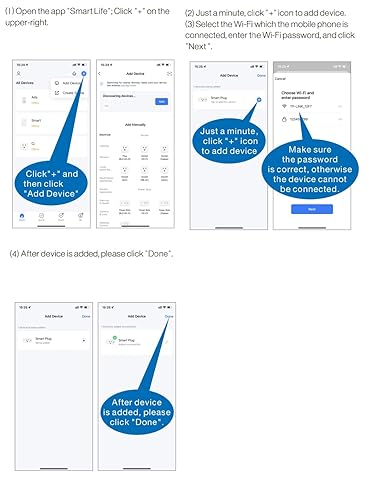 Miniatura 9 de Enchufe inteligente para exteriores de 15 A, temporizador de salida Wi-Fi para hogar inteligente, toma de corriente con 2 enchufes, control remoto