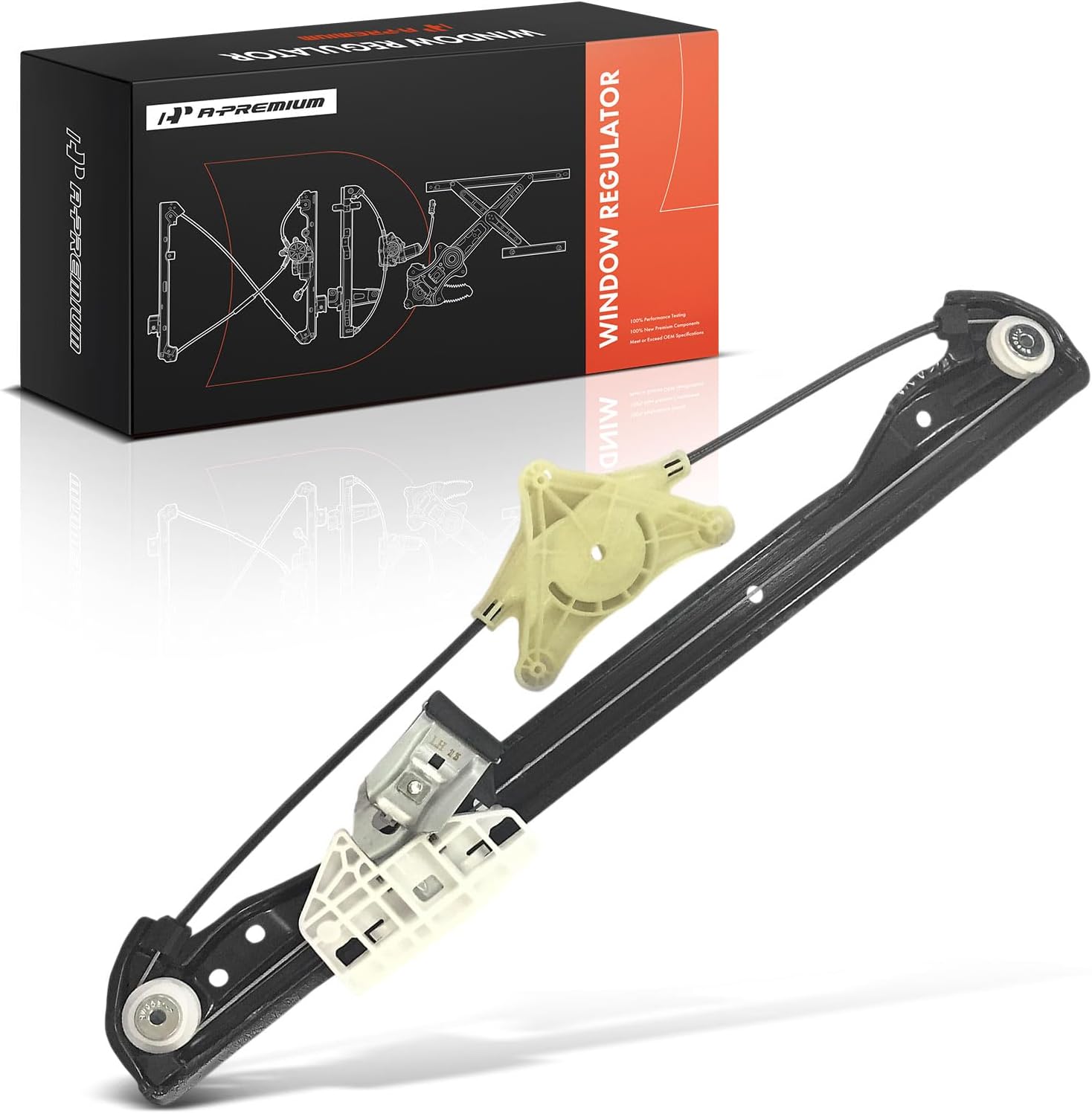 A-Premium Rear Left Driver Side Electric Power Window Regulator Without Motor Compatible with Mercedes-Benz X204 Series GLK250 2013-2015, GLK350 2009-2015, GLK300 2010-2015, GLK280 2009