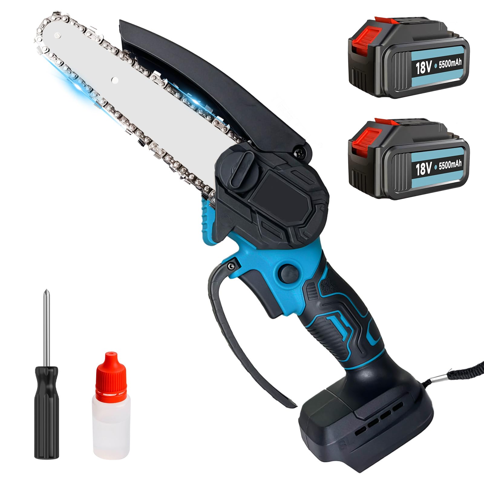 Cordless Mini Chainsaw Compatible with Makita 18V Battery - TEETOK