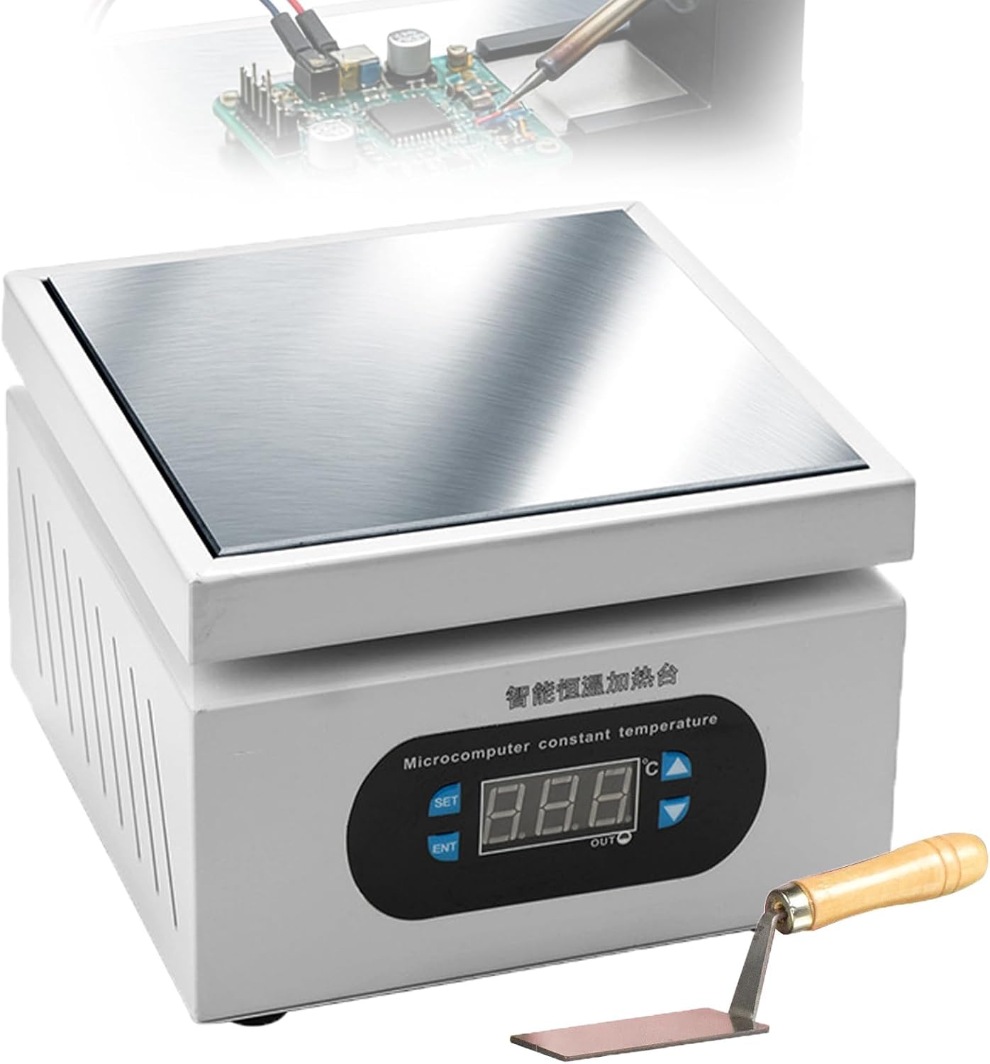 Máquina Manual para Envolver celofán - Selladora térmica de sobremesa con Control Inteligente de Temperatura, Perfecta para Regalos, Manualidades y envasado de Alimentos, 20x20 cm