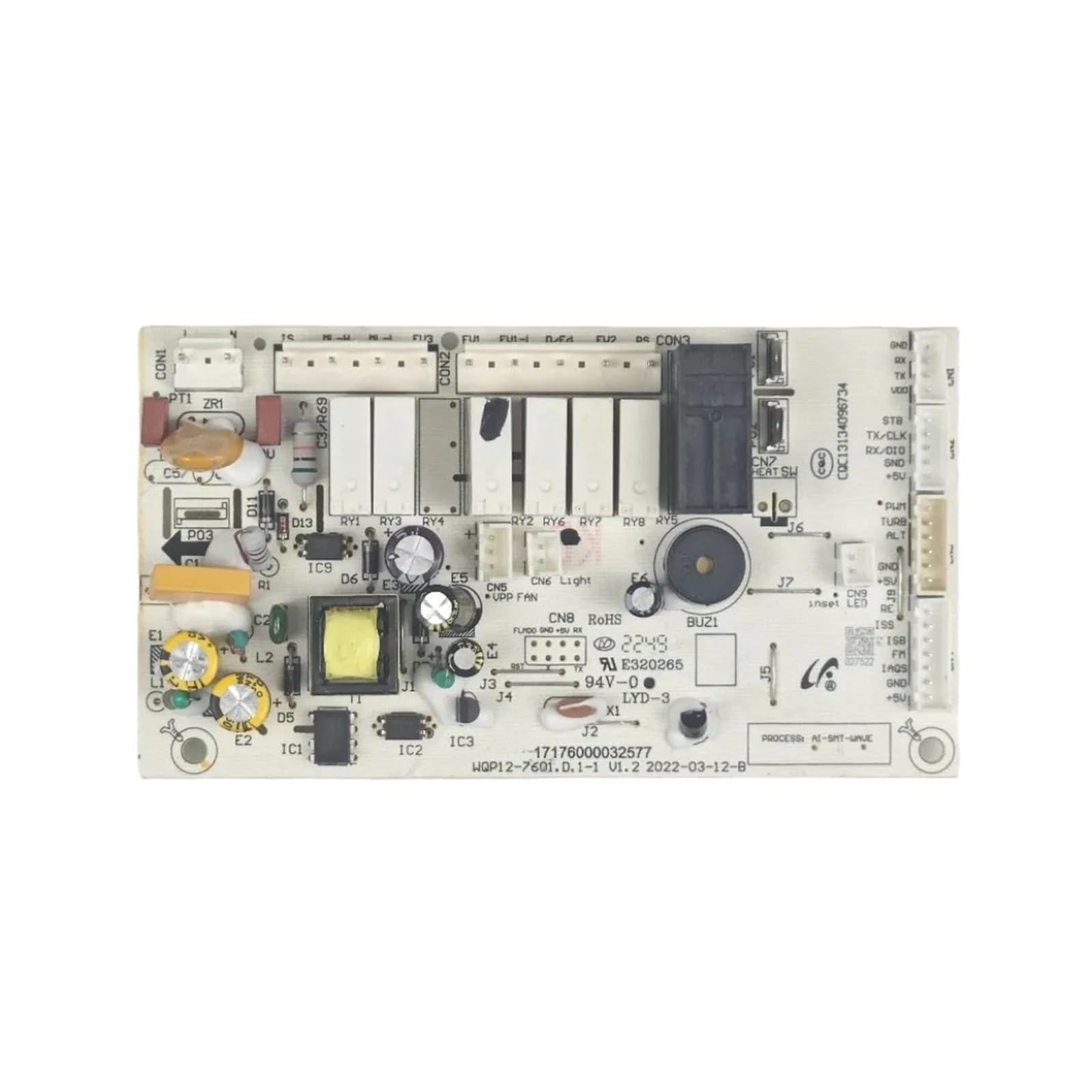 Compatible for Midea, WQP12-7601.D.1-1 17176000032577 Placa Base for Lavavajillas Placa De Control De Computadora Piezas De Repuesto Componente De Accesorios