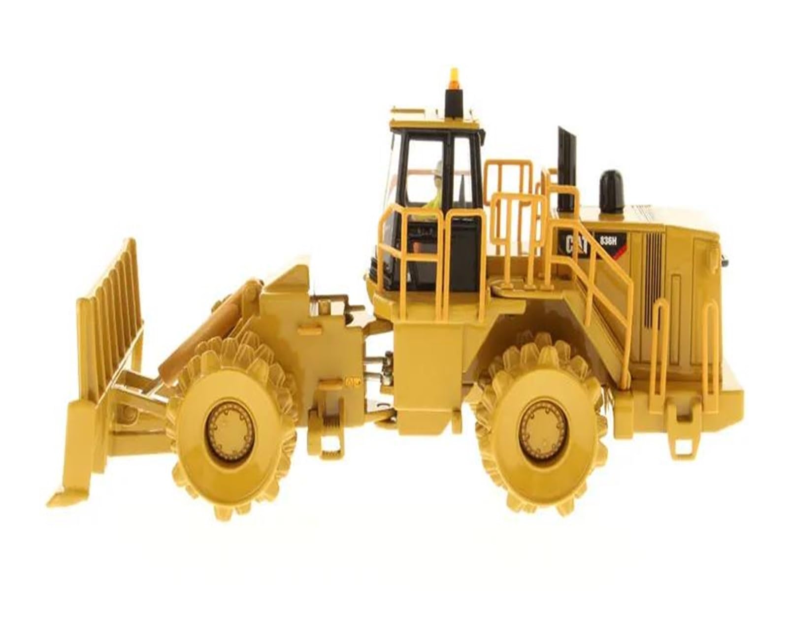 Auto In Miniatura Per Compattatore Discarica CAT 836H 1:50 Modelli Pressofusi Veicoli Metallo Giocattolo Per Adulti Souvenir Da Collezione