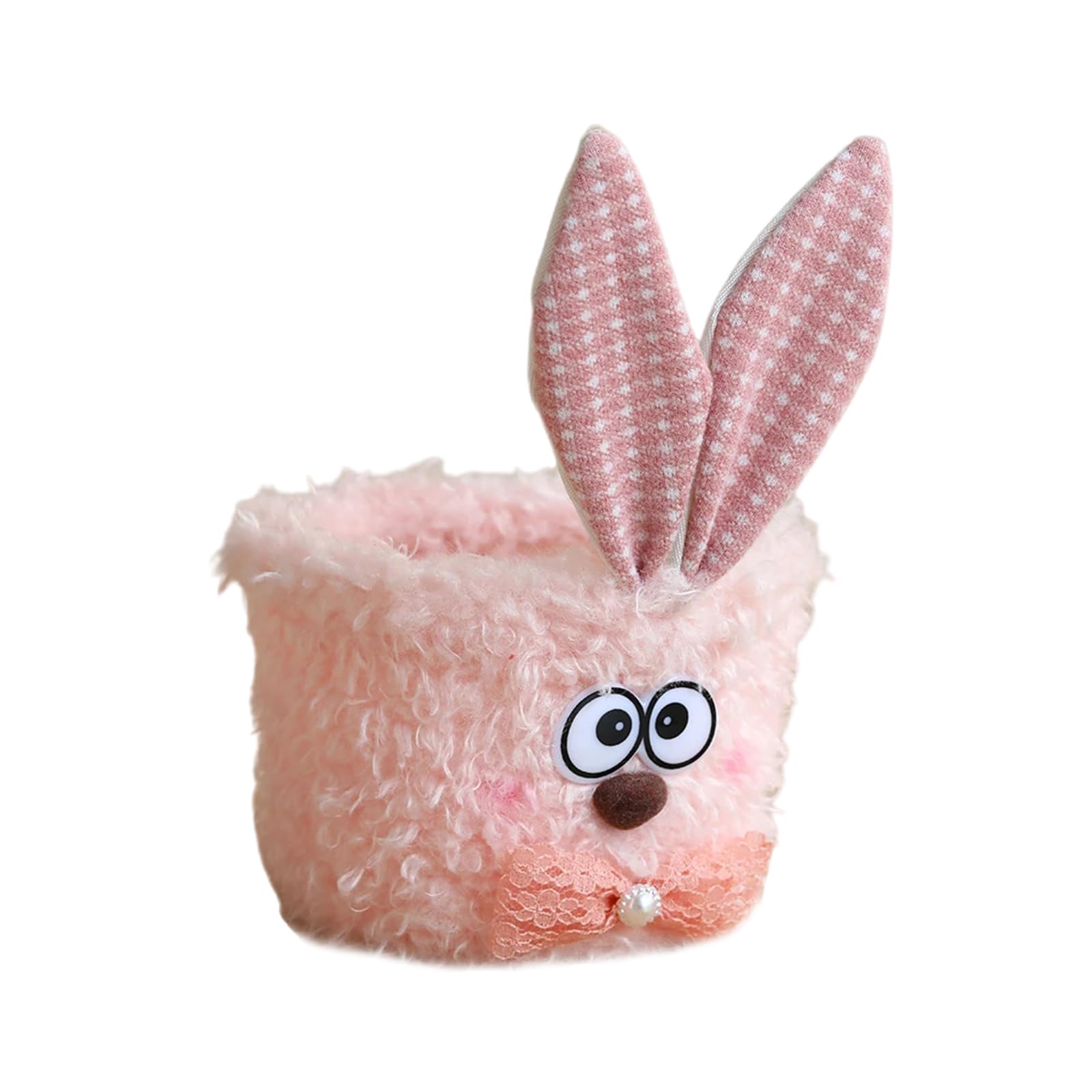 Xjdzineq Empty Easters Eggs Baskets Plush Candy Flower Party Decorations Bunnies Basket