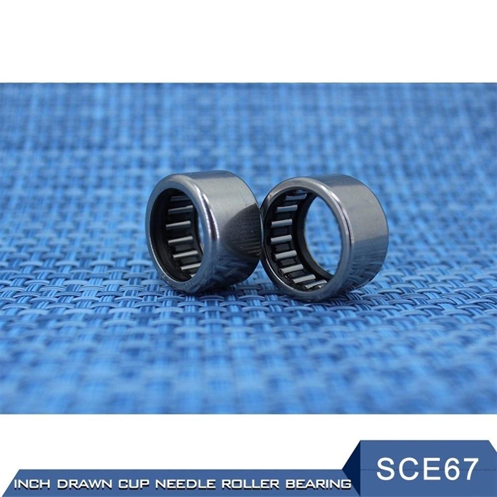 SUOFEILAIMU-ZHOU SCE67 Needle Roller Bearings 9.52514.2911.11 mm (5 PCS) Drawn Cup Needle Roller Bearings B67 BA67Z SCE 67 Bearing