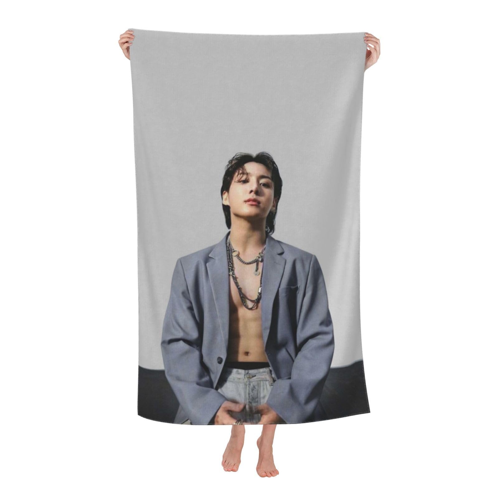 BTS  ジョングクバスタオル Amazon｜Jungkook ジョングク (1)(1) マイクロファイバー バス