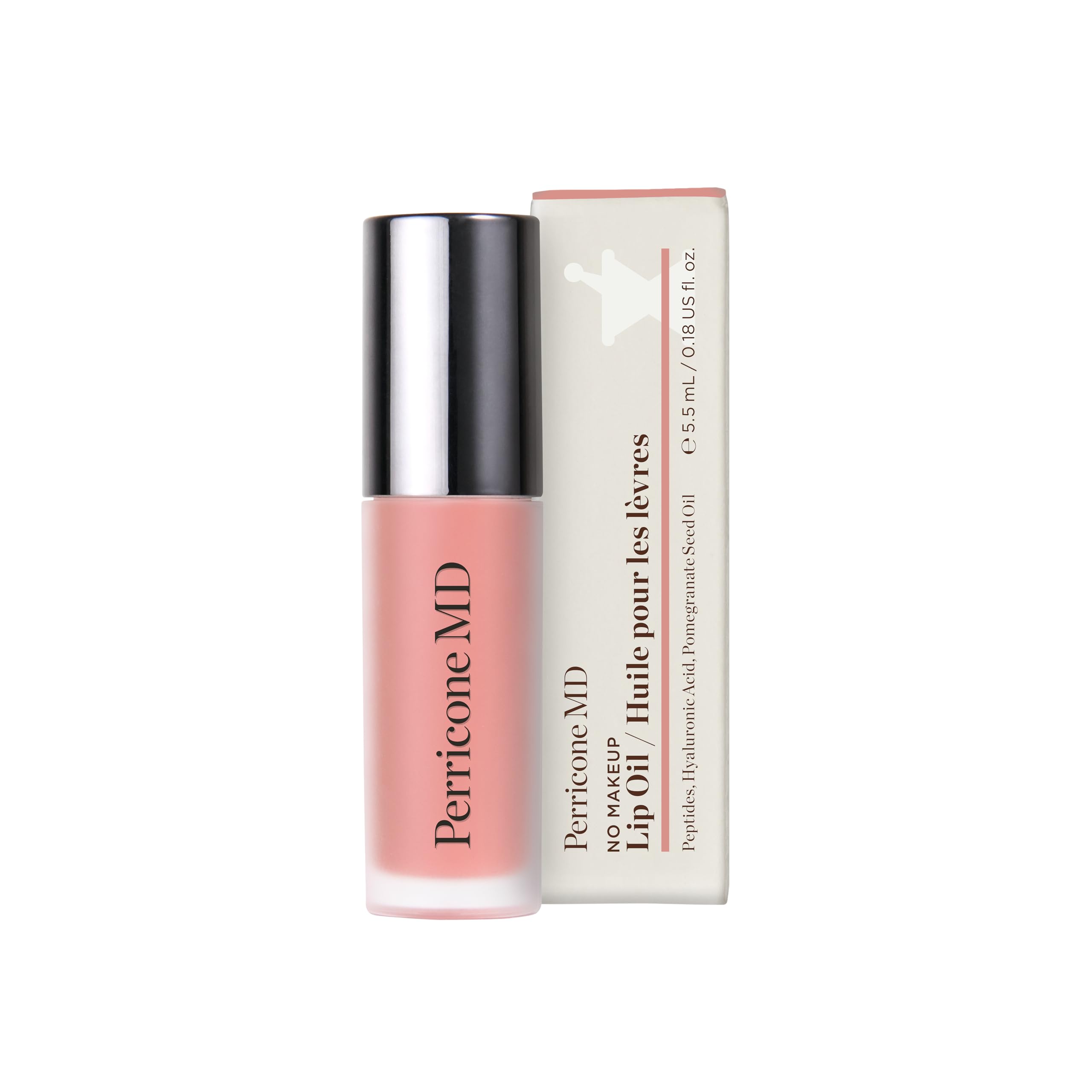 Perricone MD No Makeup Lip Oil 5.5ml (Guava), Skincare-Infused Lip Oil with Hint of Color & Luminous Shine, Hydrates - Image 2