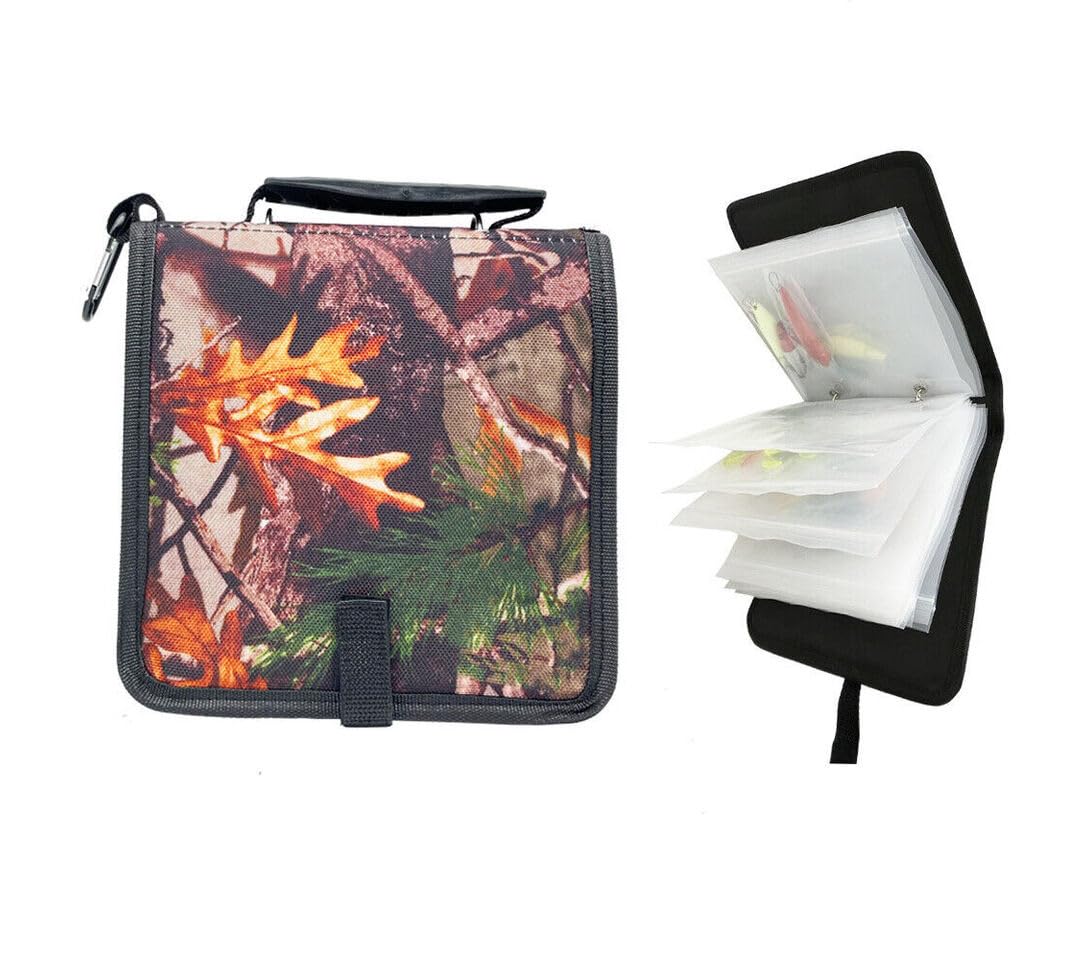 Soft Bait Binder Fishing Lure Storage Bag Tackle Wallet Fishing Storage Rig Bag