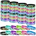 60 Pcs Welcome Back to School Bracelets Silicone Wristbands Rubber 100 Days of School/First Day of School Party Rubber Bracelets for Birthday Party Supplies Decorations Prize School Gift