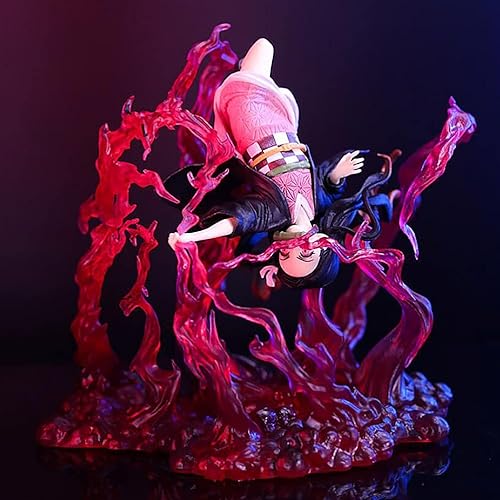 Miniatura 4 de Figura de Kamado Nezuko de Demon Slayer de 6.3 in, estatua de PVC, figuras de anime, colección de modelos, decoración de muñecas, juguete de regalo