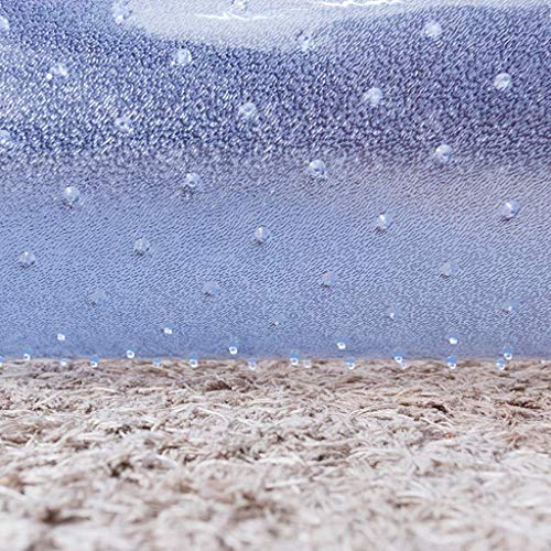 Alfombras silla de oficina rectangular protector transparente antideslizante desk mats 2mm 5