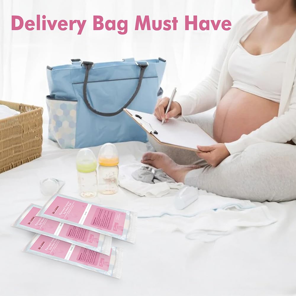 B-Arm 2 in 1 Postpartum Pads- Pack of 5 For New Moms After Delivery | INSTANT Ice Maxi Pads (No Refrigeration Needed) | Absorbs Postpartum Bleeding | Disposable Cooling Pads With Full Coverage — Amazon image 9