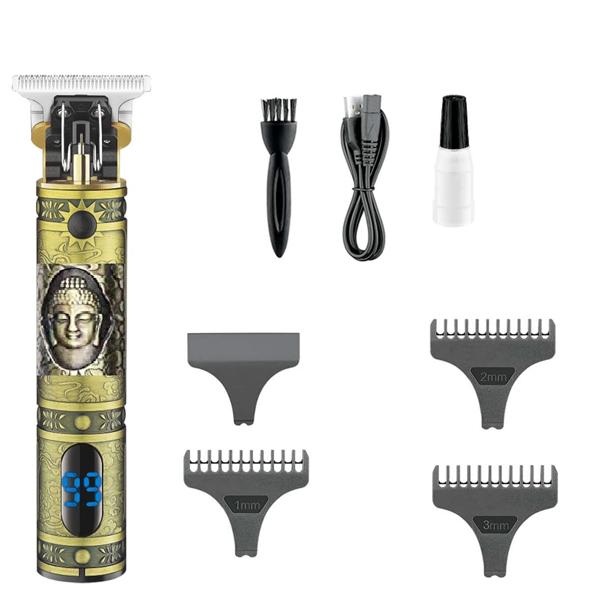 Moon MaxTop Hair Trimmer for Men, Professional Hair Clippers with LED