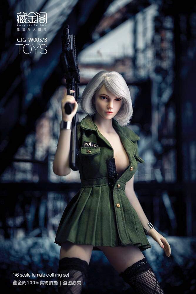 1/6  R1200C CKスタイルの女性シームレスフィギュアセット Amazon | 1/6 フィギュア 女性 米軍スタイル アメリカ軍 ドレス