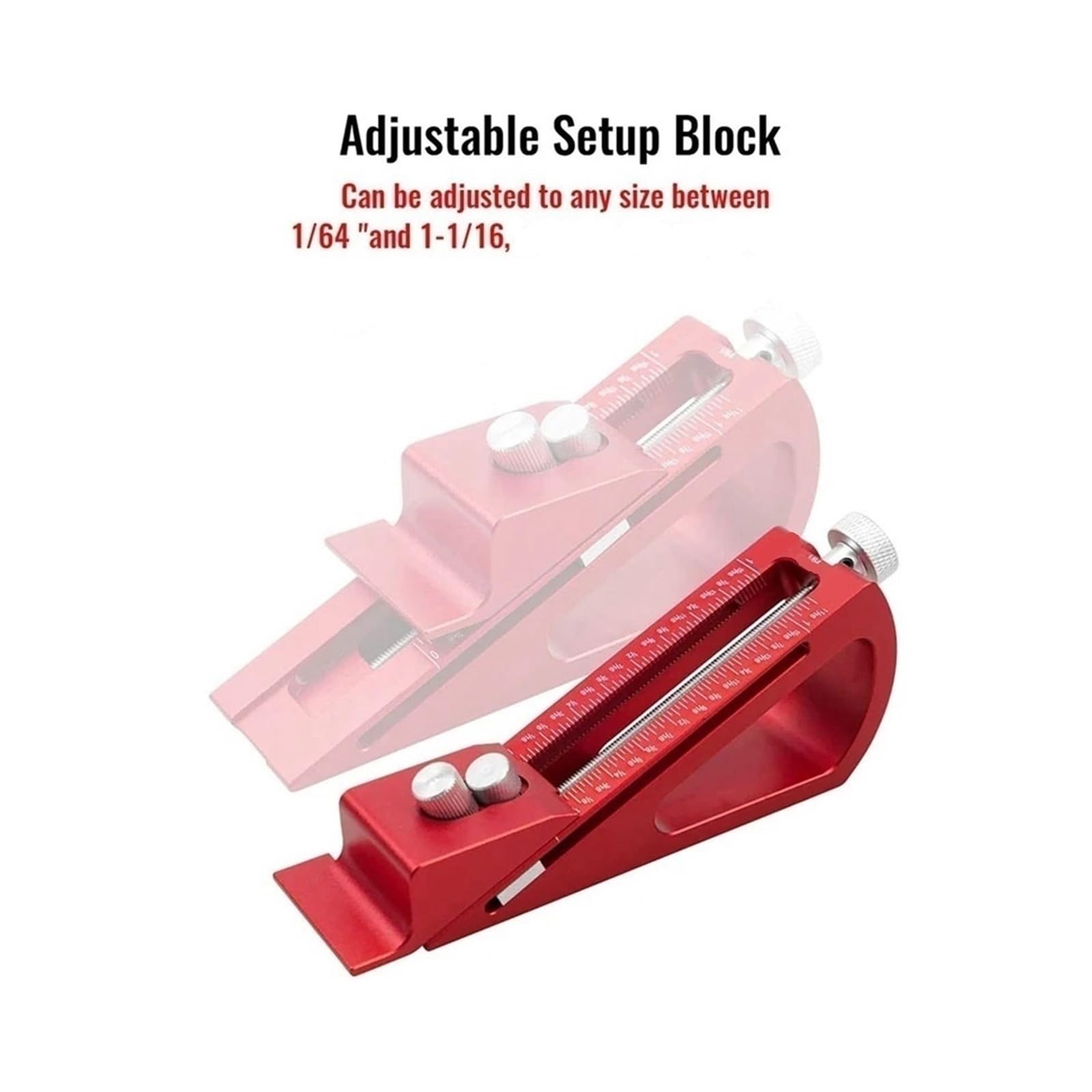 OTQEFTN Height Gauge Aluminum Alloy Stainless Steel Adjustable Installation