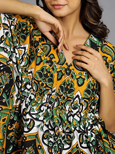 Image of Ravaiyaa - Attitude is everything Womens Soft Crepe Silk Casual Dress Summer Floral Printed Dress Ladies Tank Midi Sundress
